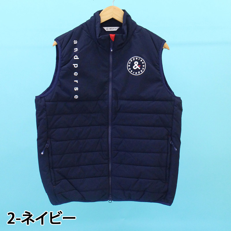 楽天市場】送料無料 and per se アンパスィ ゴルフウェア メンズ 中綿