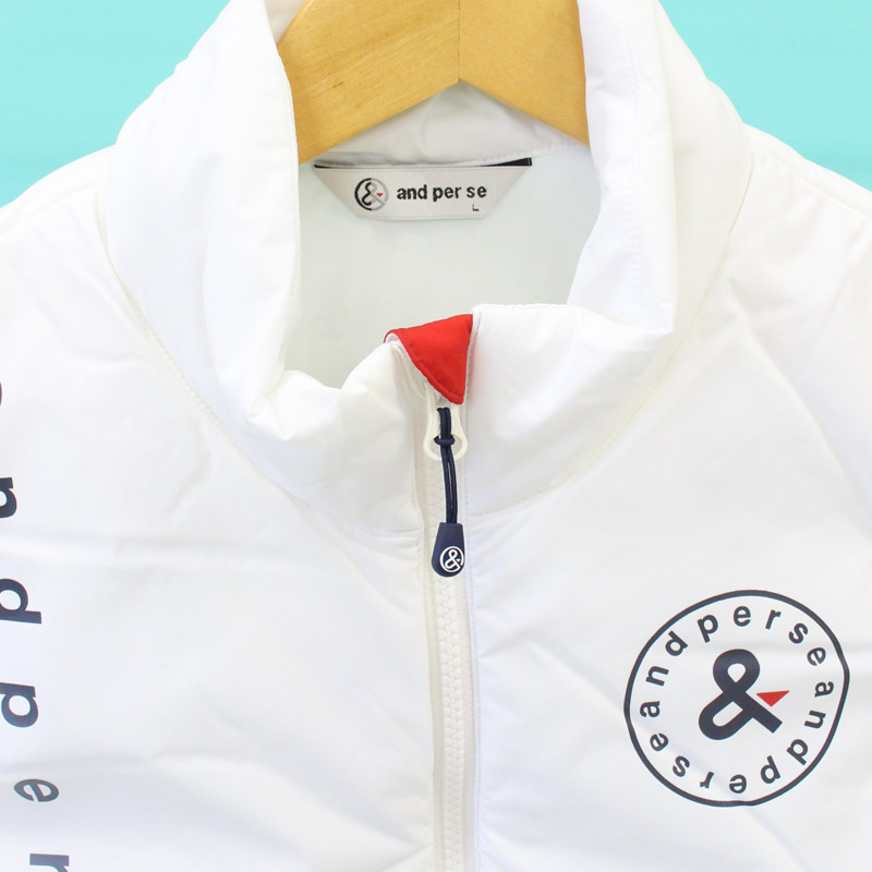 楽天市場】送料無料 and per se アンパスィ ゴルフウェア メンズ 中綿