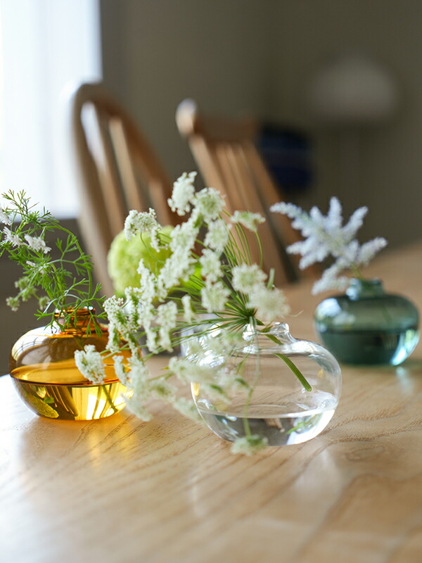 楽天市場】ガラスインセンスベース Lua クリア ホームステッド