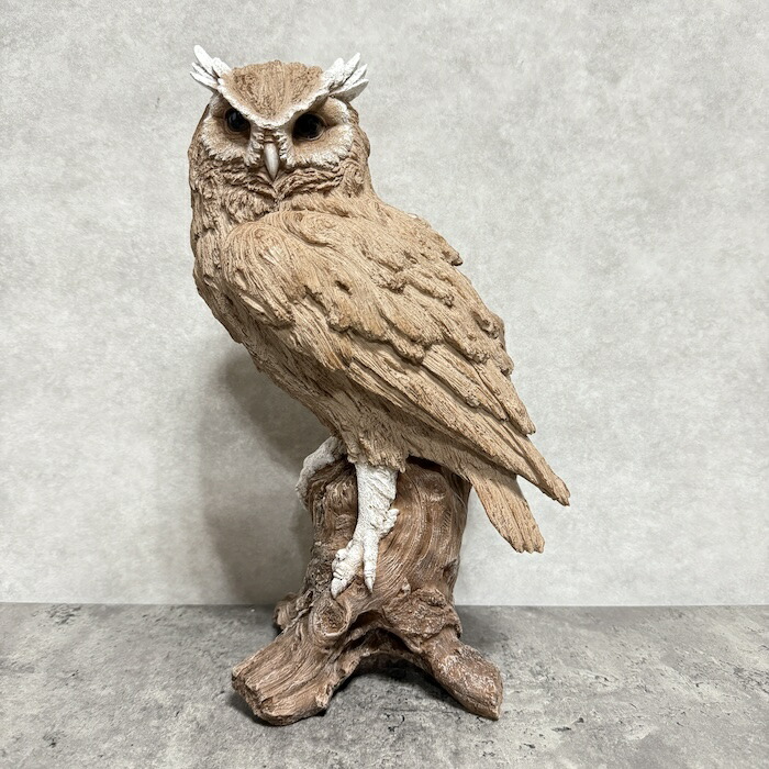 楽天市場】置物 鳥 かわいい オブジェ 北欧 動物 アンティークミミズク