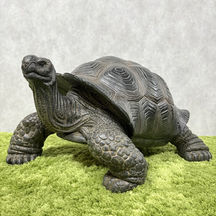 カメ 置き物 傘立て 木製 亀 アンティーク 全長62cm 高級 家具 雑貨