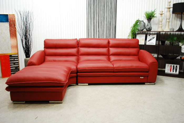 楽天市場】【開梱設置付】 アウトレット 未使用 イタリア本革