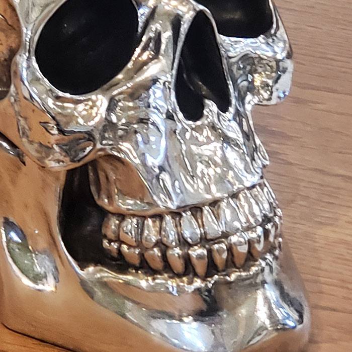 楽天市場】送料無料 未使用 ガイコツ 骸骨 ドクロ スカル 王冠