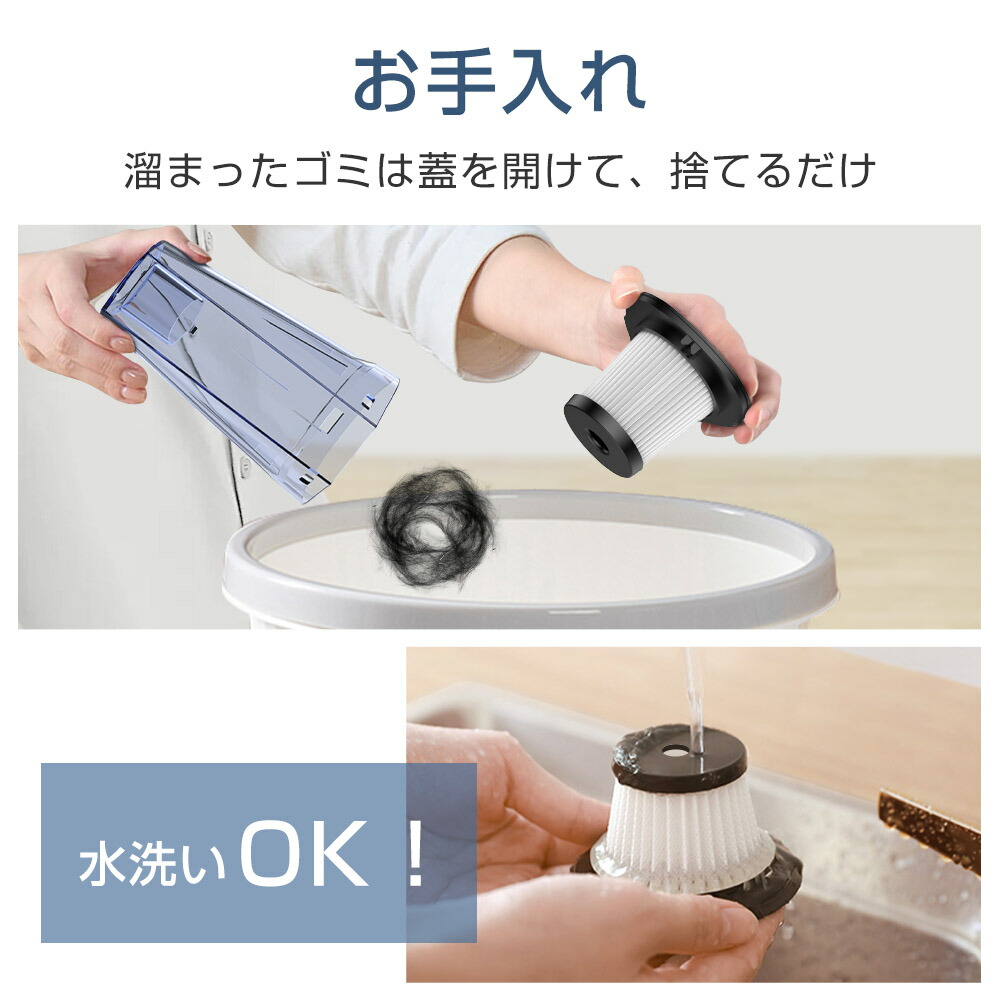 楽天市場】「2個セット」コードレス掃除機VC002 交換用フィルター 高