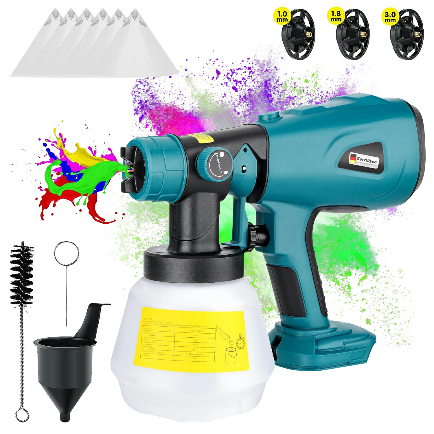 楽天市場】【大人気】 コードレススプレーガン 電動スプレーガン 電動