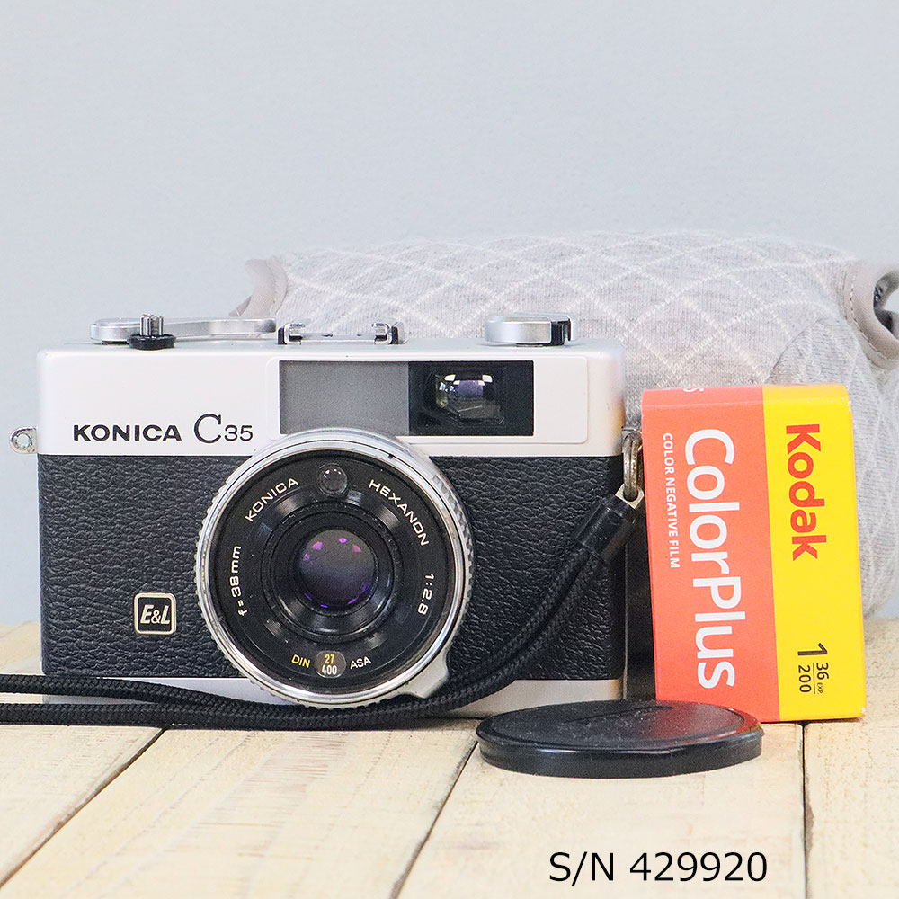 楽天市場】【整備済】【保証付 】 コニカ KONICA C35 E&L S/N 429920