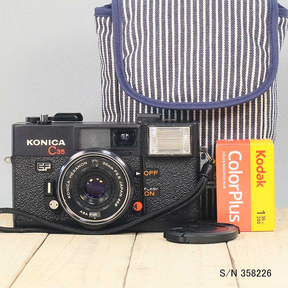 楽天市場】【整備済】【保証付 】 コニカ KONICA C35 EF S/N 358226