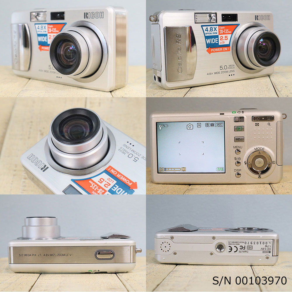 楽天市場】【中古】[作動確認済 返品保証] RICOH Caplio R2 S/N