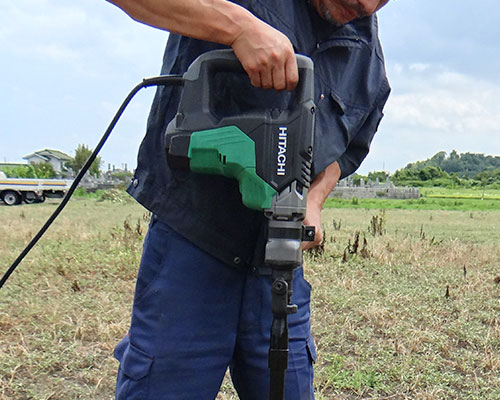 楽天市場】HiKOKI 日立工機 電動ハンマドリル DH 40SC＋六角軸アース