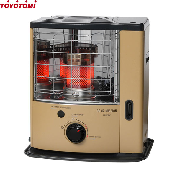 楽天市場】トヨトミ 反射型 石油ストーブ RS-GE23(T) コヨーテブラウン