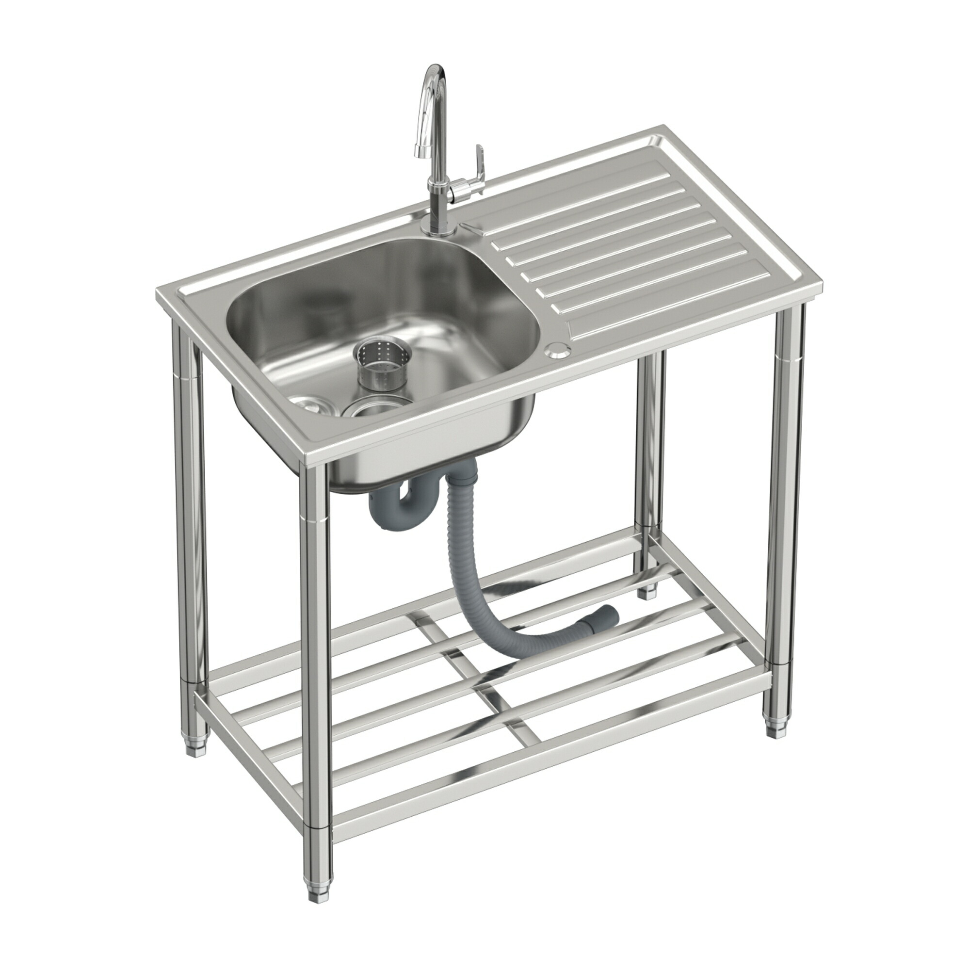 楽天市場】ステンレスシンク ステンレス簡易流し台 ガーデンシンク
