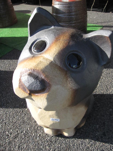 楽天市場】傘立て 送料無料信楽焼き 信楽犬 傘立てにもなります 背中に