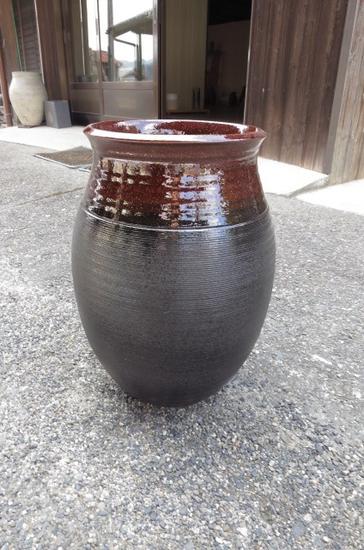 楽天市場】陶器傘たてべっ甲坪壺型傘立かさたて,傘たて,信楽焼きの陶器