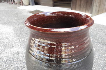 楽天市場】陶器傘たてべっ甲坪壺型傘立かさたて,傘たて,信楽焼きの陶器