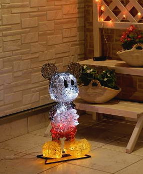 楽天市場】【イルミネーション】 モチーフライト ミッキーマウス