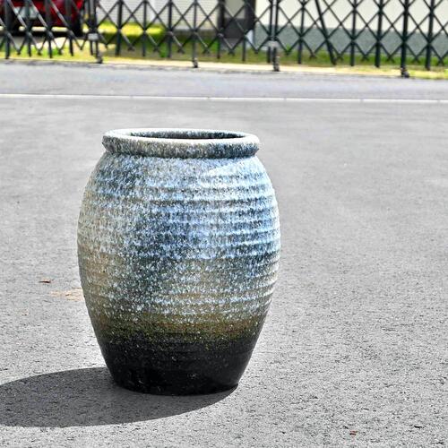 楽天市場】信楽焼 花瓶 傘立て和風 傘たて 置物信楽焼き 陶器 かびん