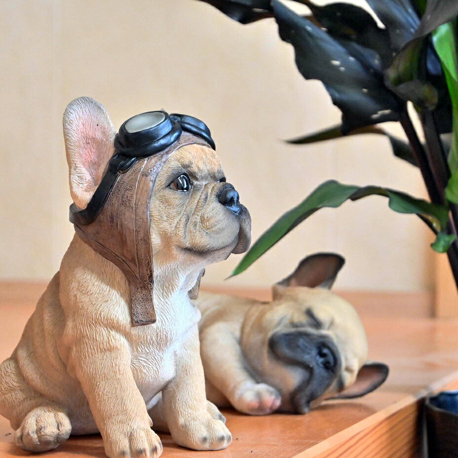 楽天市場】フレンチブルドッグ 2つセットパイロット いねむり フレブル