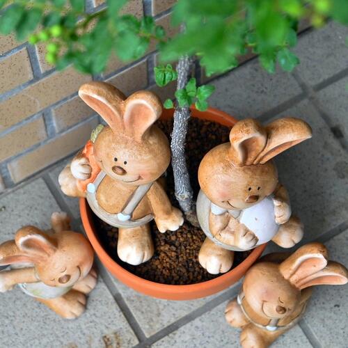 楽天市場】2026年4月頃再入荷予定。ハピうさ うさぎ 4つセットうさぎの