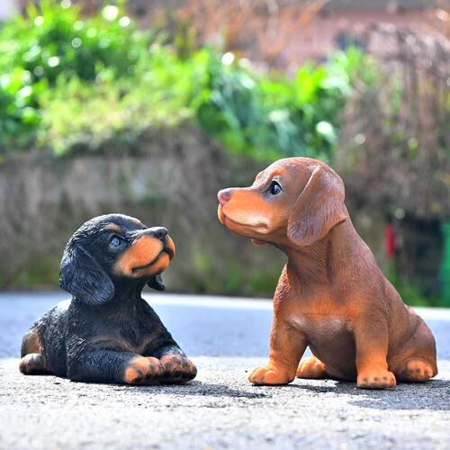 ロイヤルコペンハーゲン ダックスフンド 置物 2体セット ロイヤル
