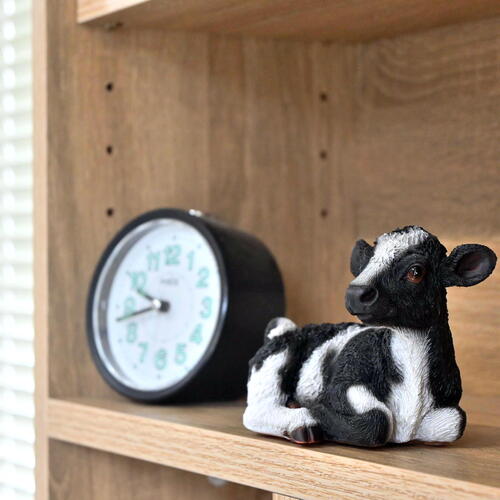 楽天市場】牛 子牛 小物 ミニ置物 リアルな置物 牛の置物お庭や玄関