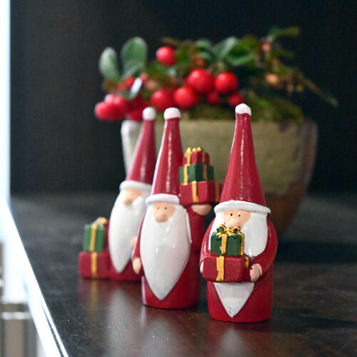 楽天市場】2024年NEWサンタスタンド プレゼントサンタクロース 3つ
