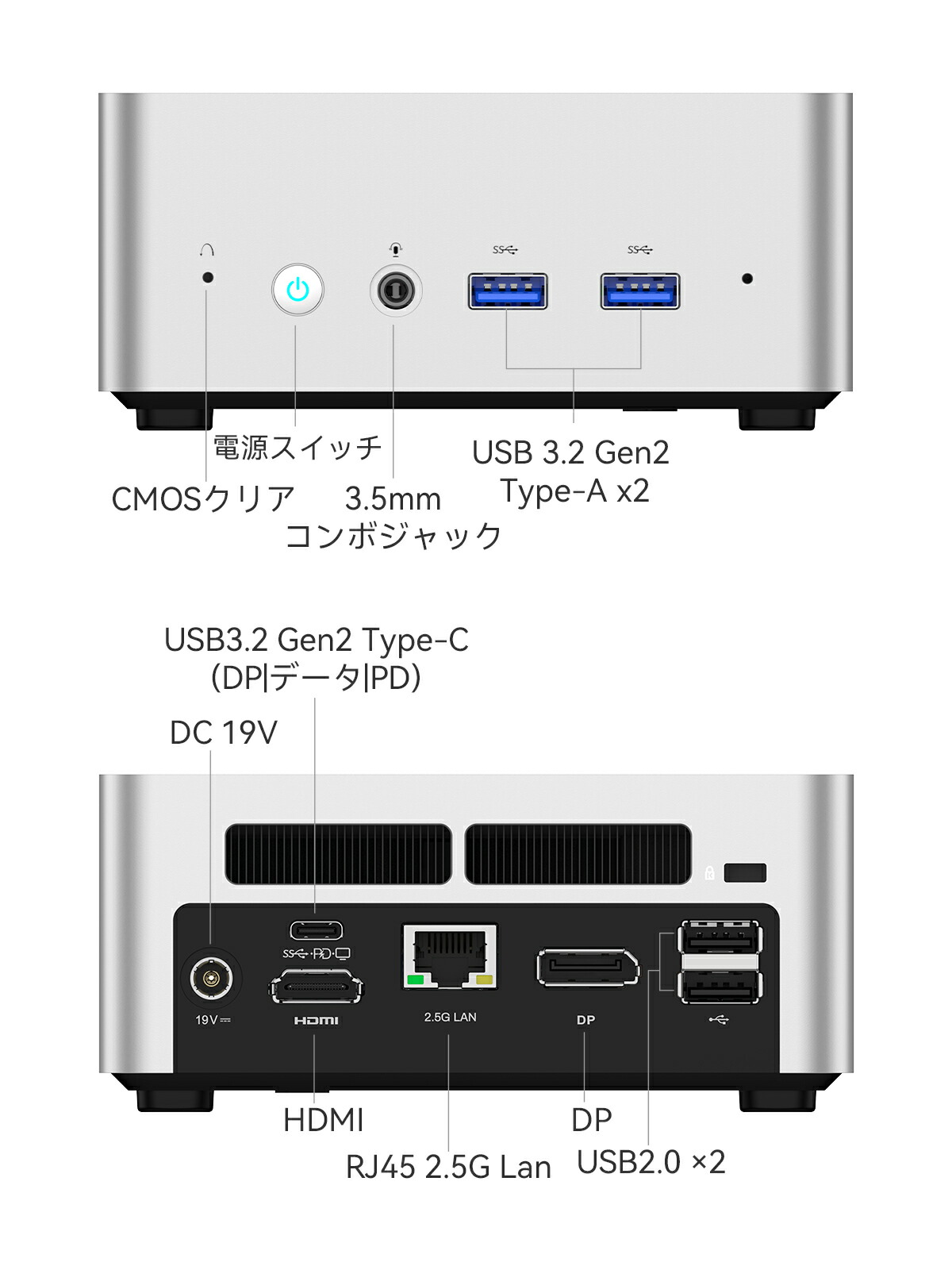 楽天市場】【☆20％クーポン】MINISFORUM UN1250/UN1290 ミニPC Core
