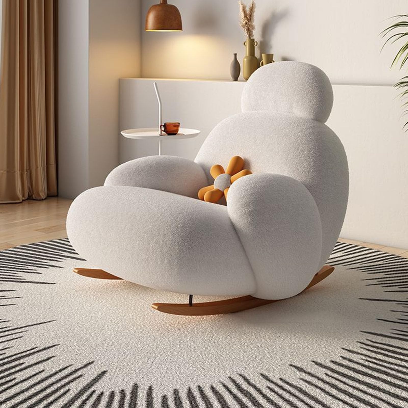 楽天市場】ロッキングチェア リビングルームごろごろロッキングチェア