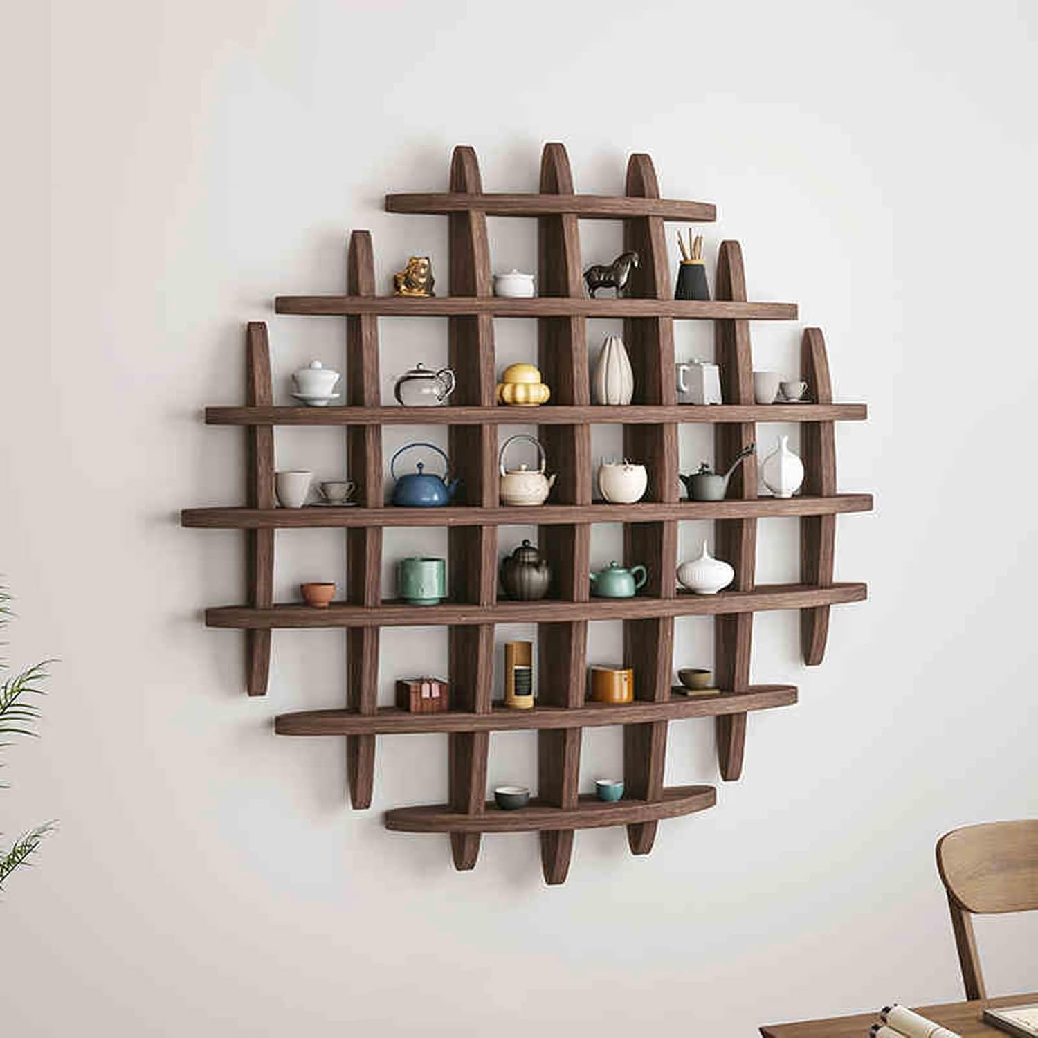 楽天市場】丸い飾り棚の通販