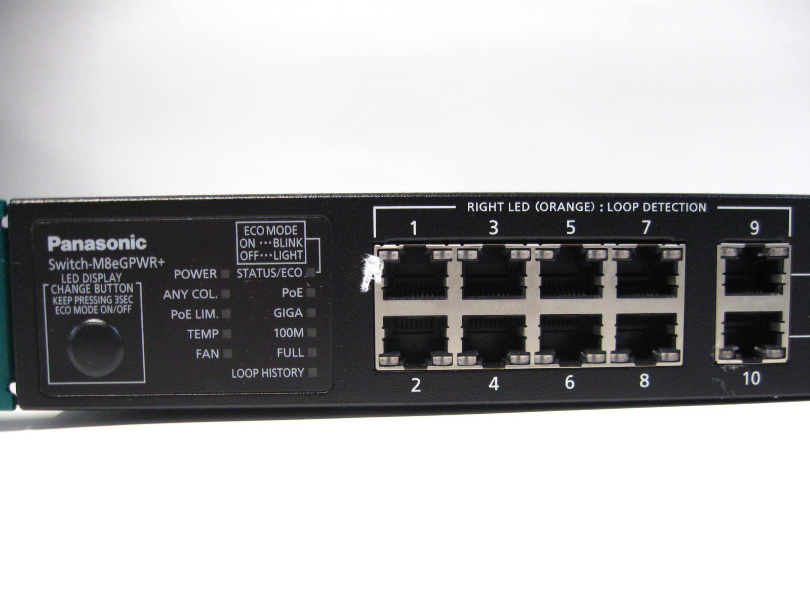 楽天市場】【中古】 ▽Panasonic Switch-M8eGPWR+ PN28089K 10ポート