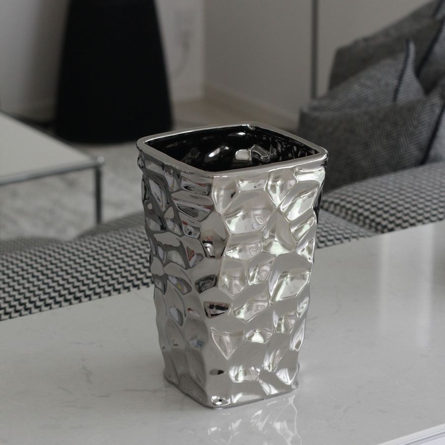 楽天市場】シルバー カラー フラワーベース サイズLL 人気商品