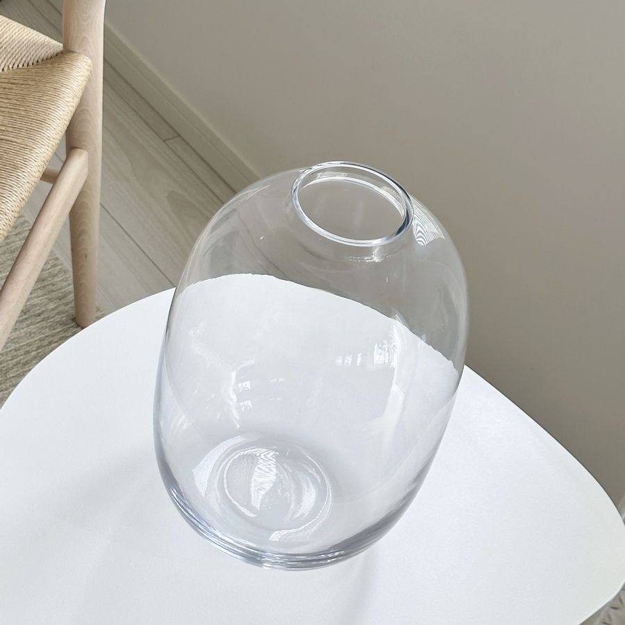 楽天市場】フラワーベース 花瓶 おしゃれ バルーンベース ガラス