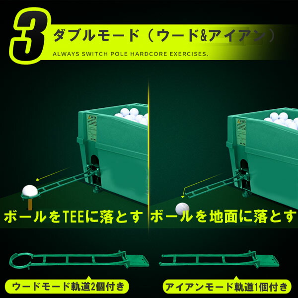 楽天市場】半自動ゴルフ球出し機 ボールディスペンサー ゴルフボール