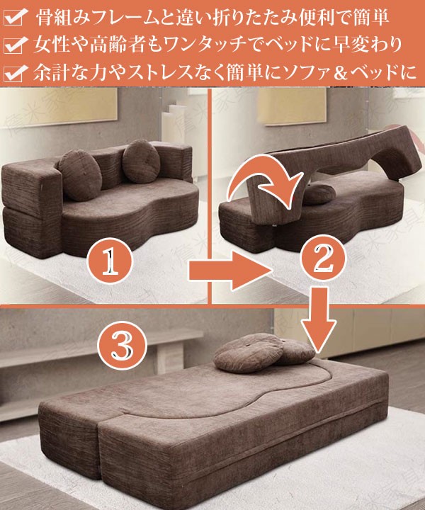 楽天市場】ソファベッド 圧縮ソファー 圧縮ソファーベッド 3人がけ