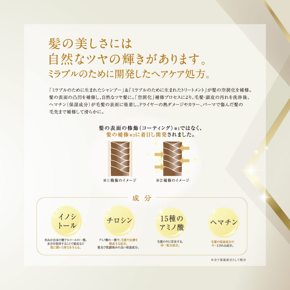 楽天市場】【公式】ミラブルzero 美髪ケアセット（ミラブルゼロ＋