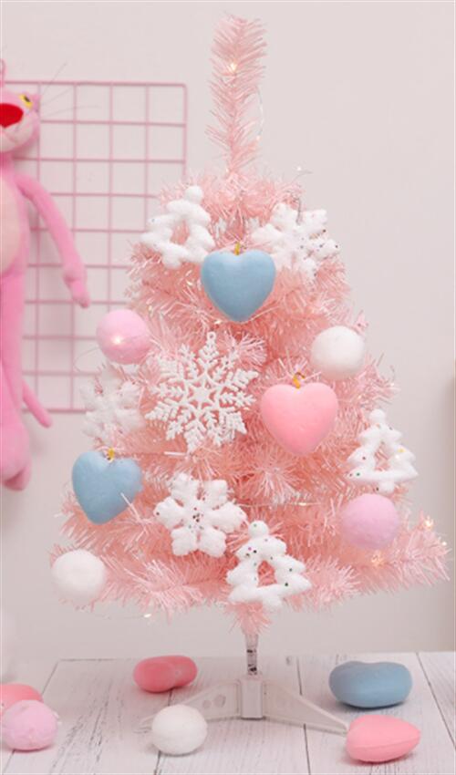 楽天市場】60cm ピンククリスマスツリーセット 卓上ツリー 60cm ミニ