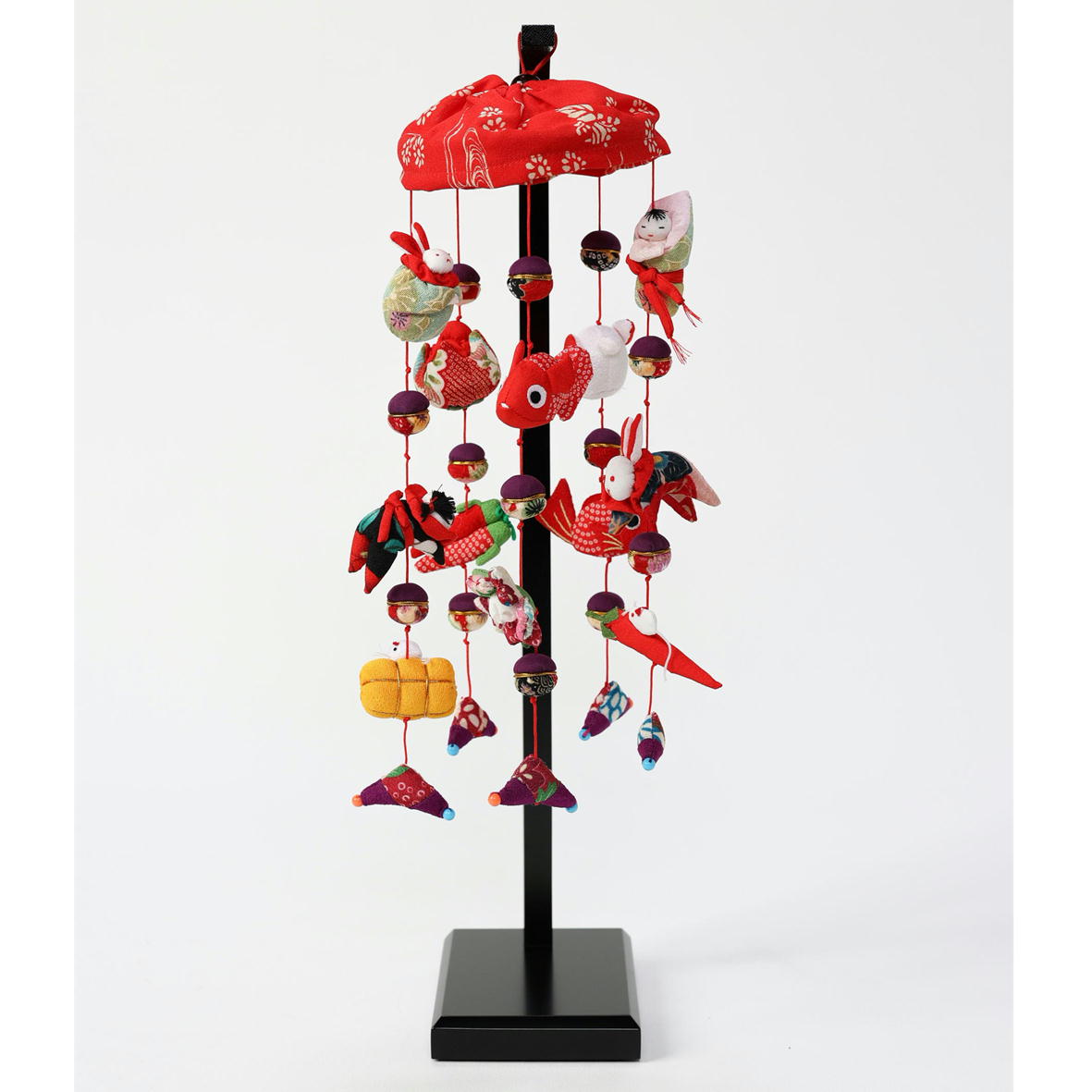 楽天市場】吊るし飾り つるし雛 つるし飾り さげもん 【5連 紫音