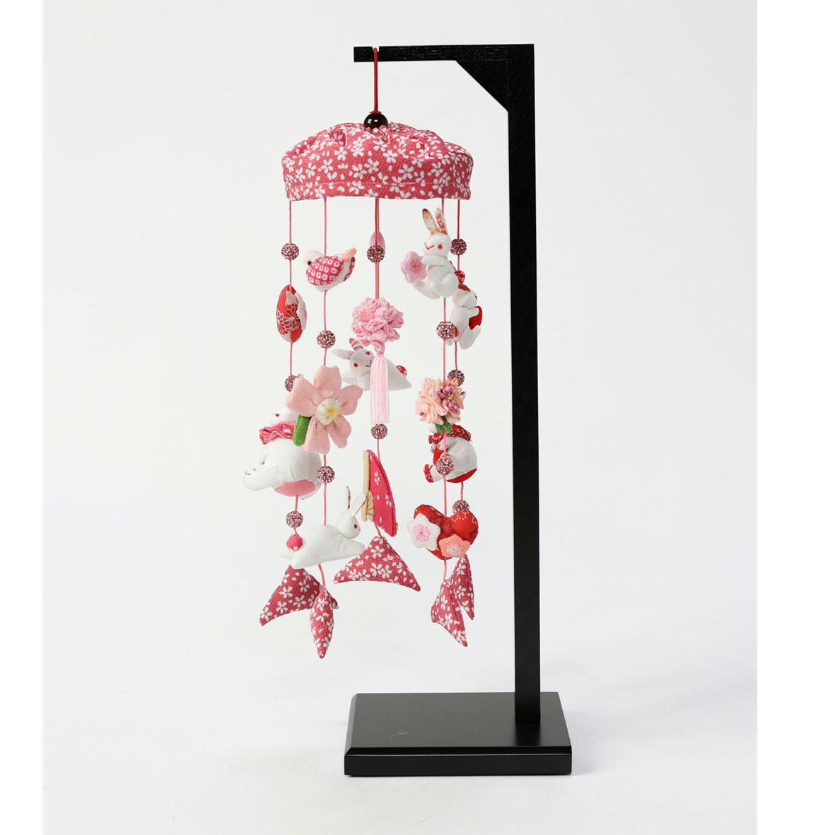楽天市場】吊るし飾り つるし雛 つるし飾り さげもん 【五連 ピンク玉