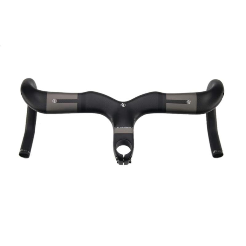 楽天市場】 カーボンハンドル ステム一体型 1-1/8インチ 400/420/440mm