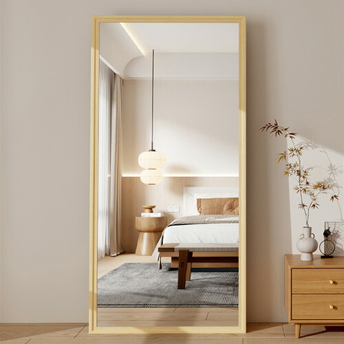 楽天市場】スタンドミラー 全身 姿見鏡 天然木 全身鏡 おしゃれ 姿見