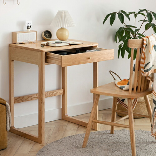 楽天市場】デスク 収納 パソコンデスク 省スペース 幅60 木製 引き出し