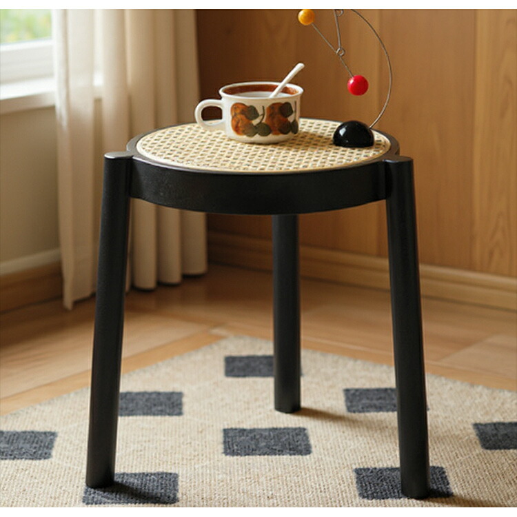 楽天市場】【10%OFF SS限定】スツール 木製 ラタンスツール 1脚