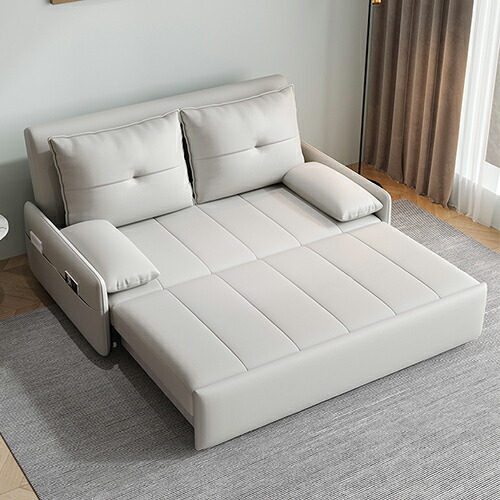 楽天市場】ソファベッド 伸長式ソファベッド 選べる4タイプ 2way 2人