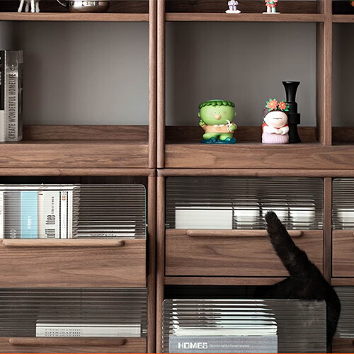 楽天市場】オープンラック 収納棚 ウォールナット材 ラバーウッド