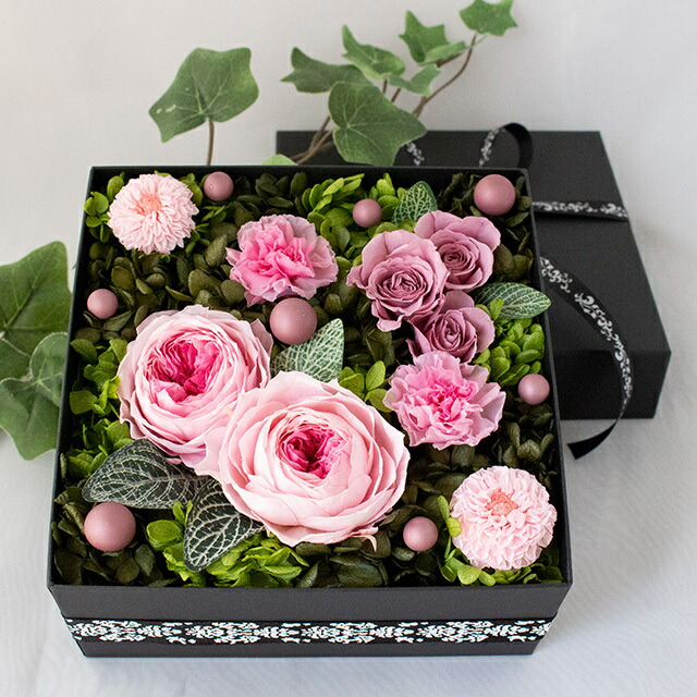 楽天市場】母の日 プリザーブドフラワー 送別会 フラワーボックス