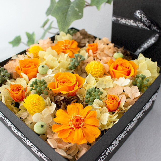 楽天市場】【ポイント10倍】プリザーブドフラワー ボックスフラワー