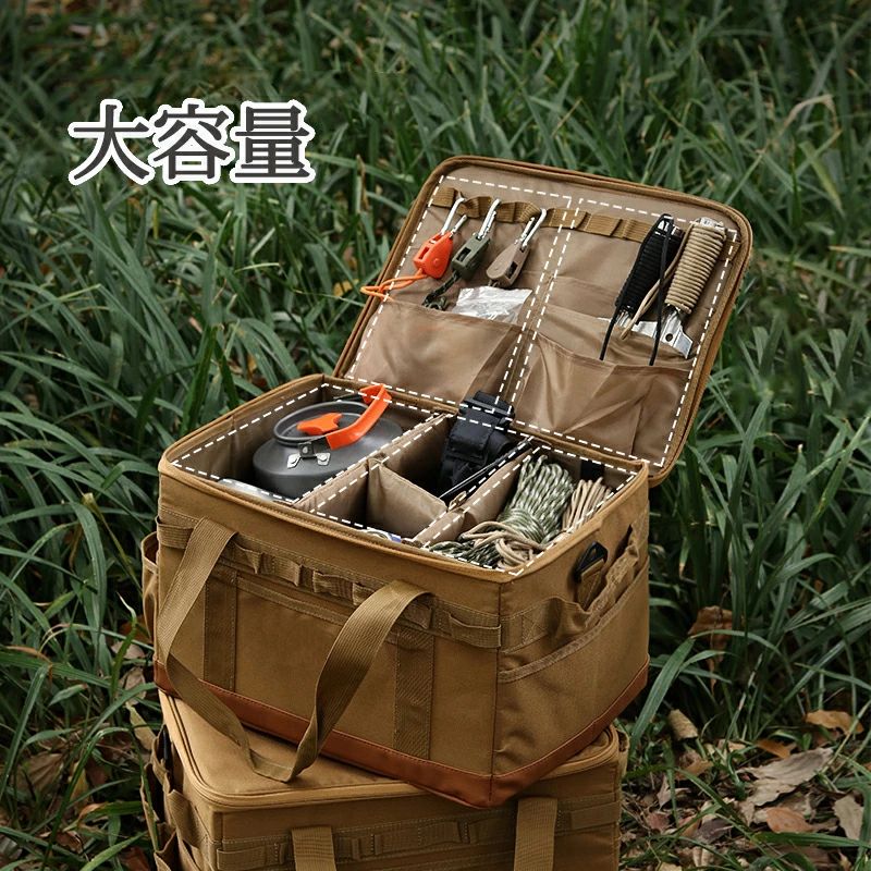 楽天市場】簡単着脱 収納 便利ぐっず 収納バッグ 多機能 キャンプ