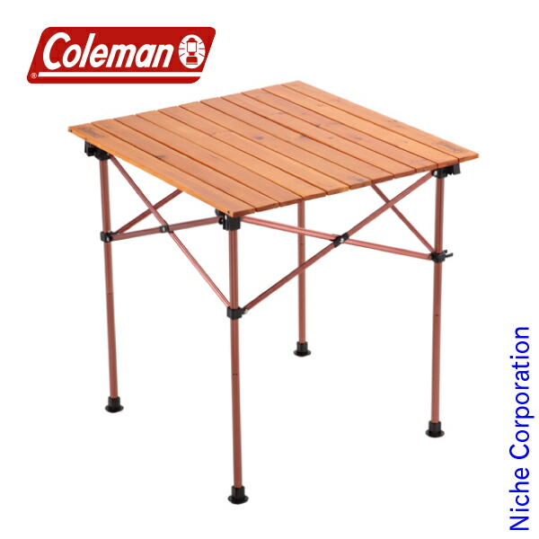 楽天市場】コールマン ナチュラルウッドロールテーブル 110の通販