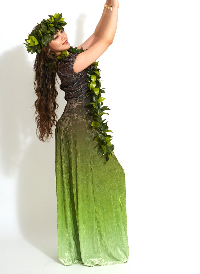 楽天市場】フラダンス 衣装 ベロアドレス フラ ドレス ハワイアン