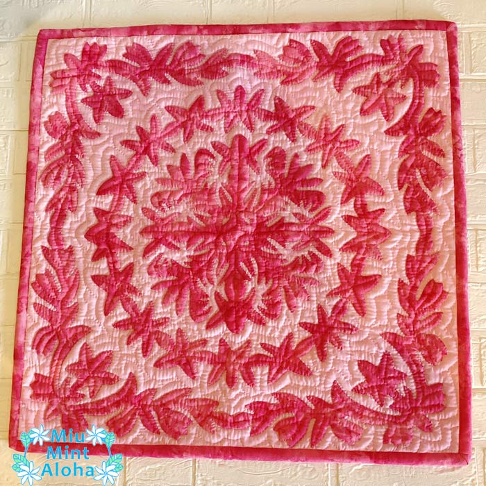 楽天市場】ハワイアンキルト キット しつけ済み タペストリー 初心者