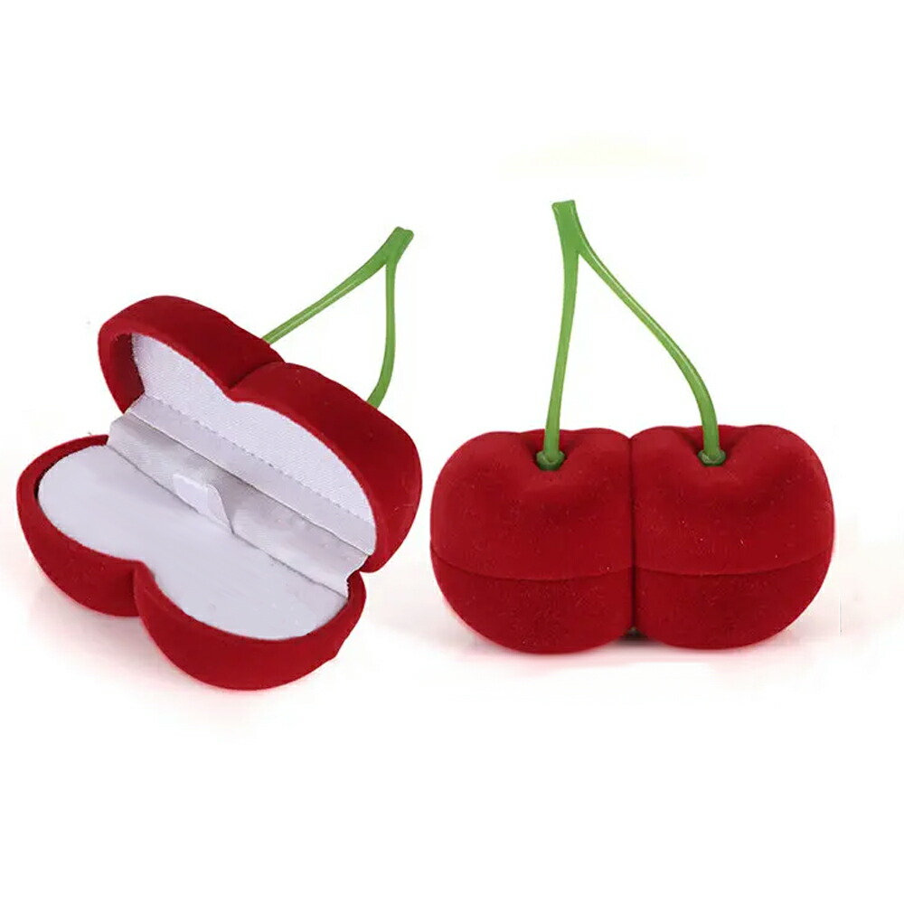 楽天市場】さくらんぼ リングボックス 1個販売 赤色 レッド 果物